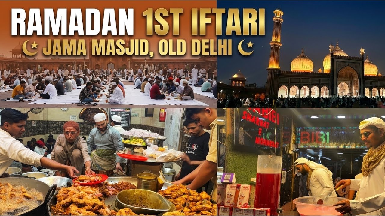 FIRST IFTARI AT JAMA MASJID! 🌙 | The Madness & The Magic