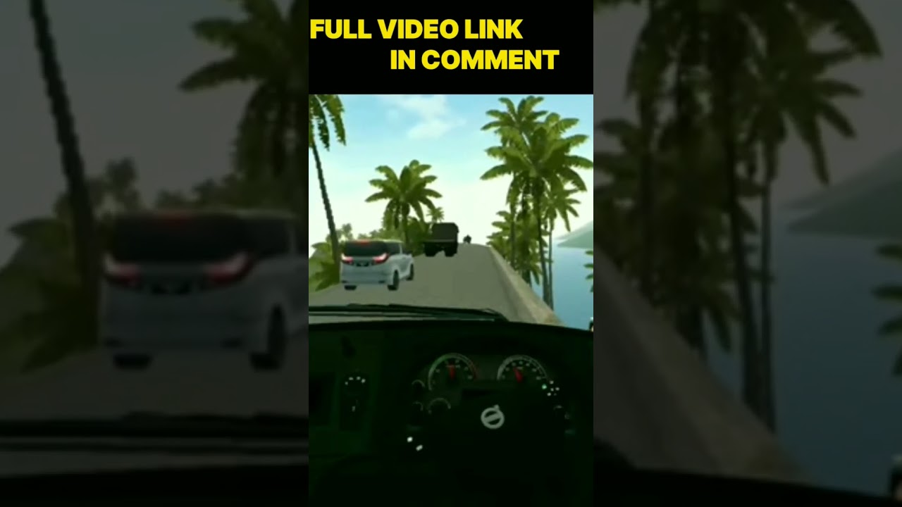Bus falls in valley 😱😱😱          DANGEROUS ROUTE BUSSID V3.7|| will I fall?   #accident #bussid