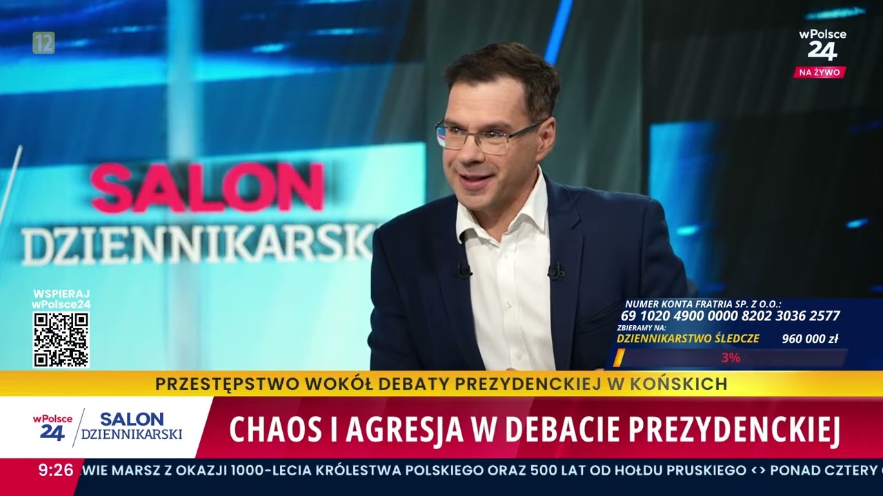 Salon Dziennikarski wPolsce24: Klapa debaty Trzaskowskiego