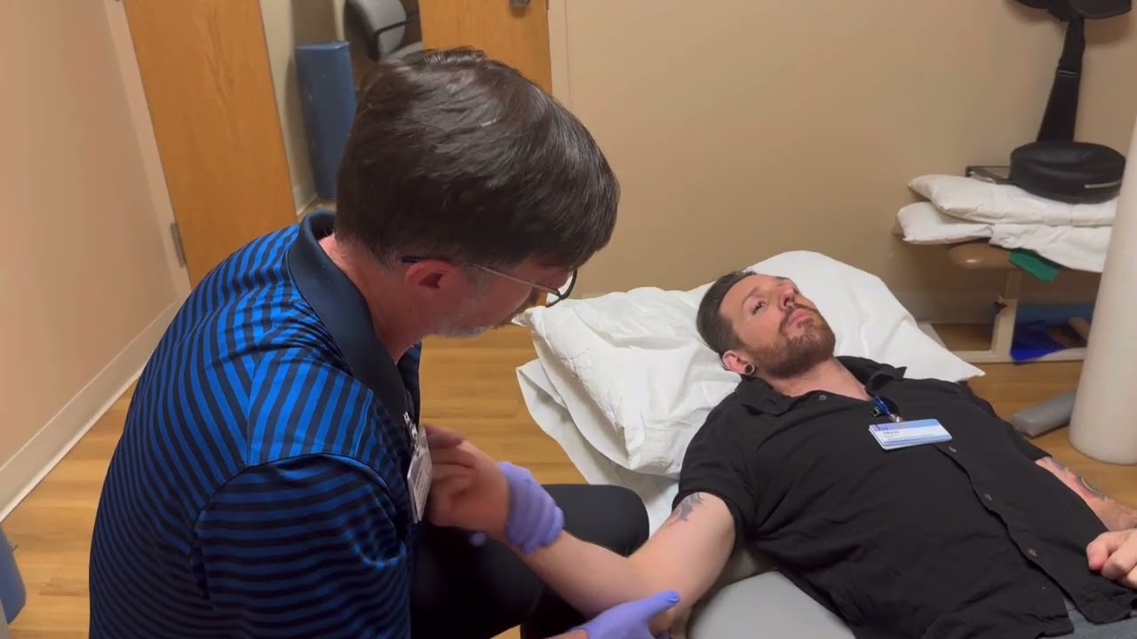 Dry Needling the bicep