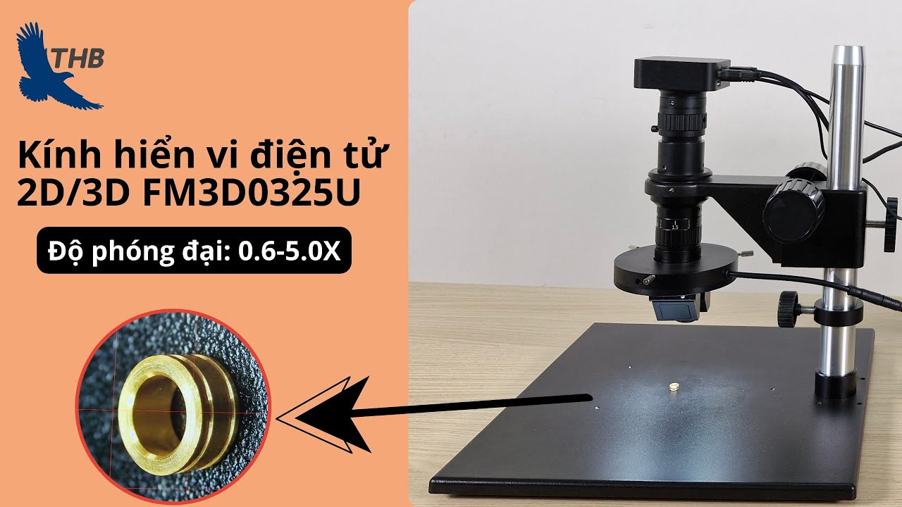 Kính hiển vi điện tử 2D/3D FM3D0325U độ phóng đại 5.0X
