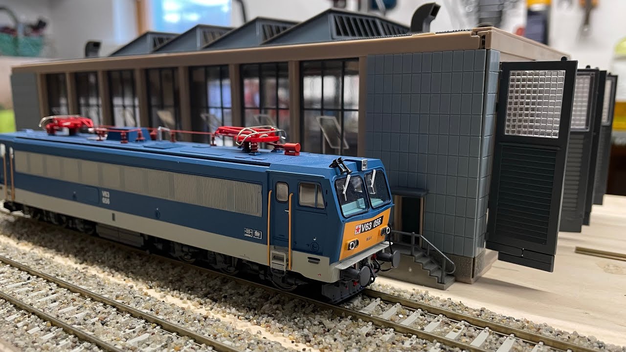 Vollmer 45765 H0 Fűtőház építése 4K