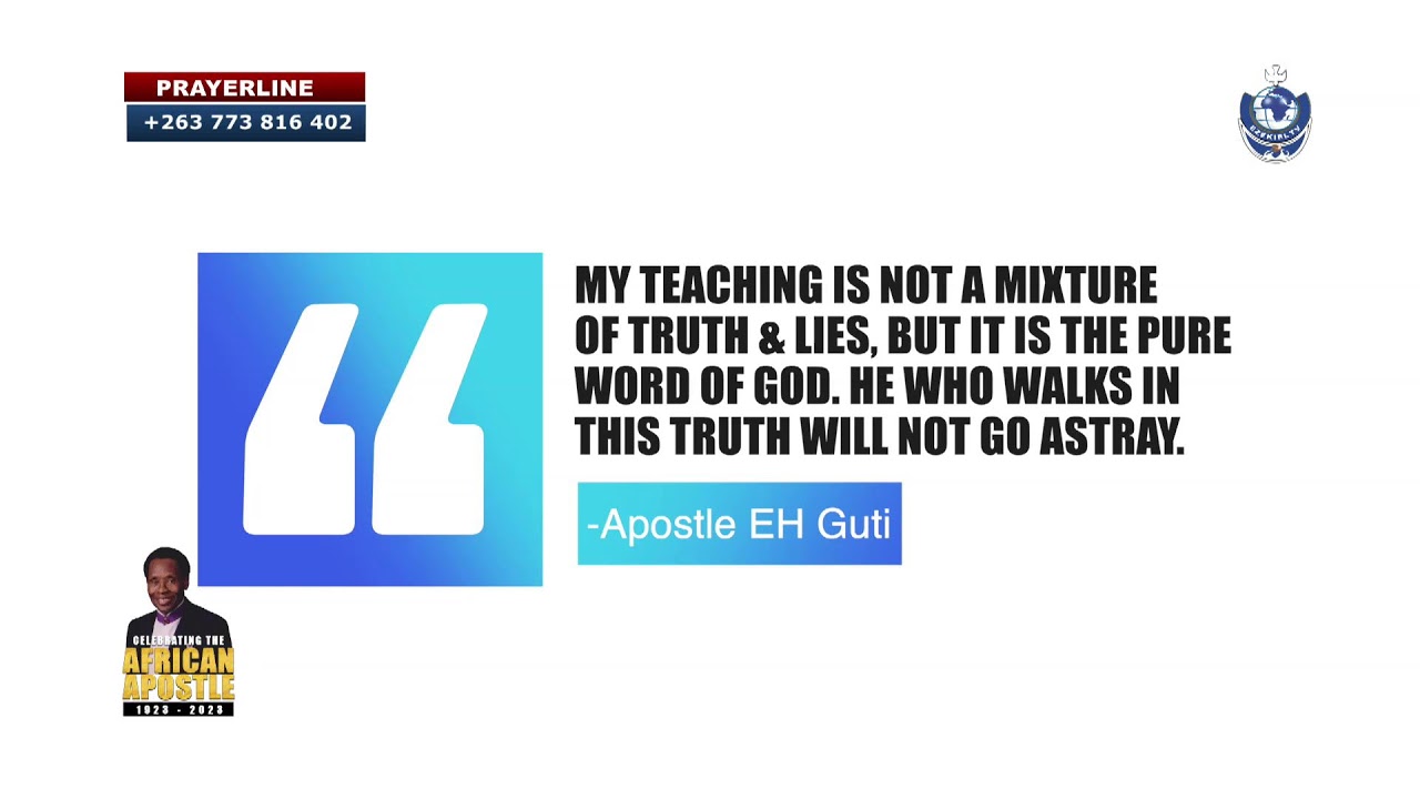 Celebrating the Life & Legacy of our father, Archbishop Prof. Ezekiel Handinawangu Guti
