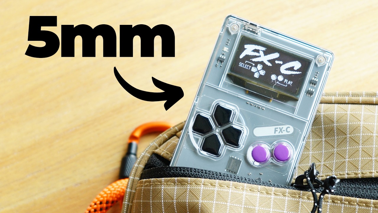 Мой новый портативный гаджет для повседневного использования: обзор Arduboy FX-C.