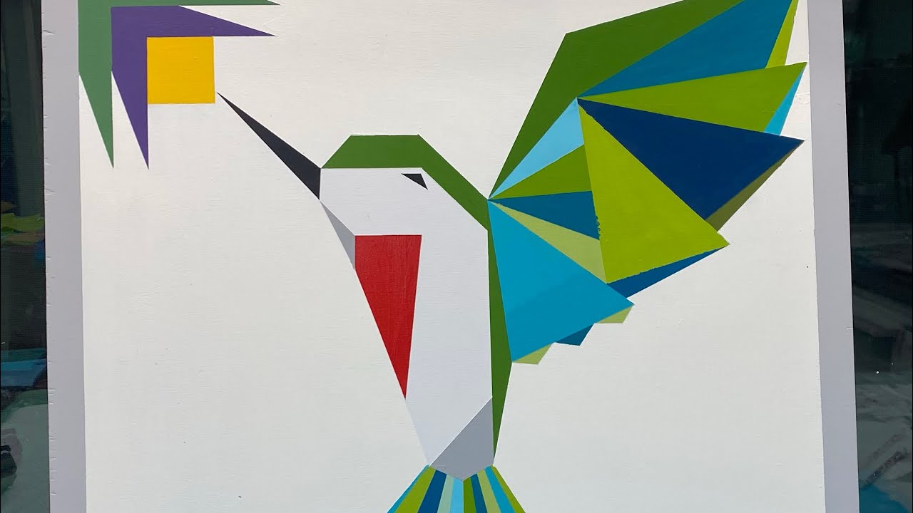 Barn Quilt - How to Make a Hummingbird Barn Quilt /#Rescued Hummingbird #Best Camera Angle #21 PR 1