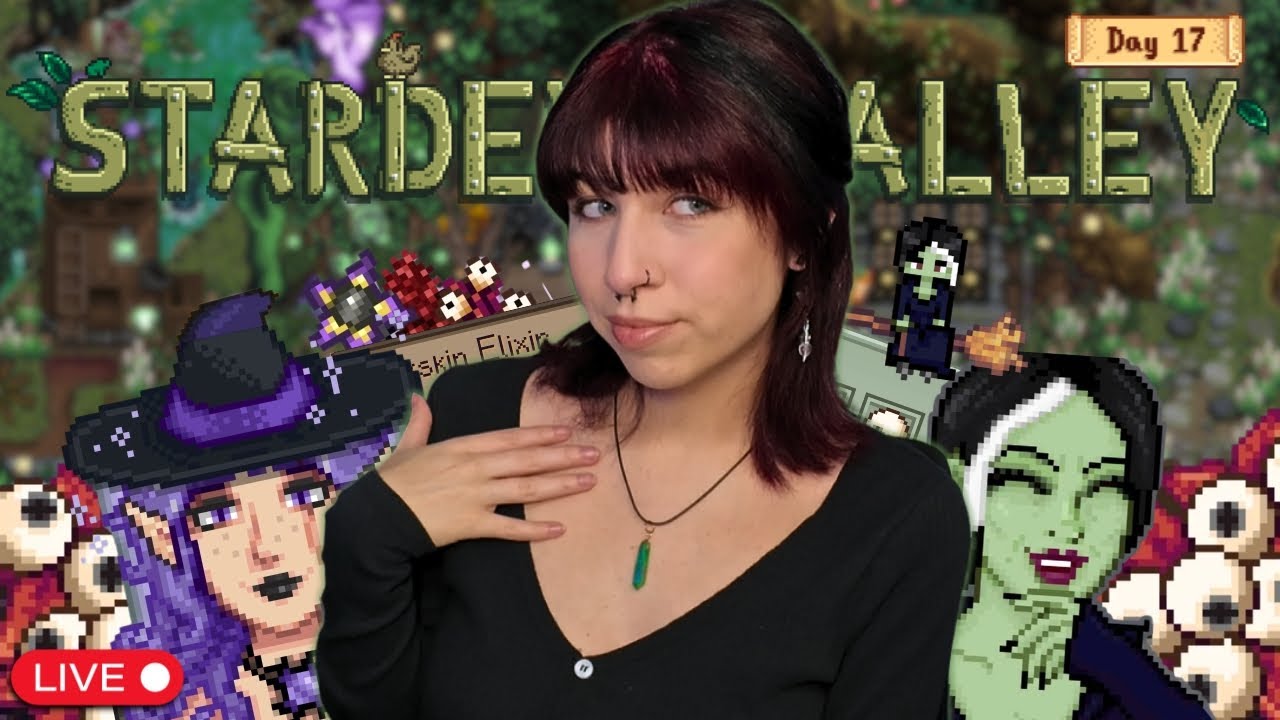 Finishing the Desert Festival! | Modded Witchcore Stardew Valley - Day 17🔮