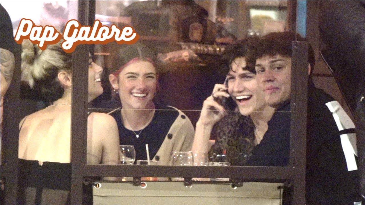 Charli D'amelio, Chase Hudson, Dixie D'amelio & Noah Beck Enjoy Double Date Celebrating Dads Bday