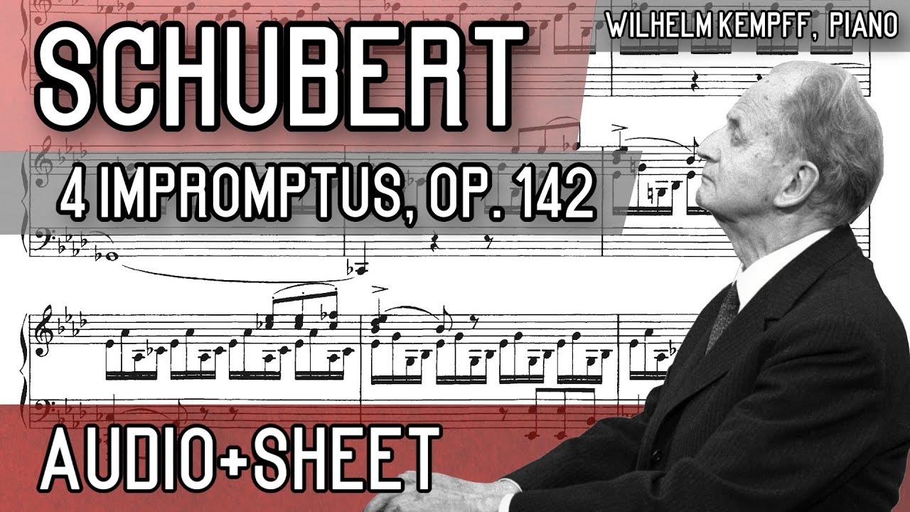 Schubert - 4 Impromptus, Op. 142, D. 935 (Audio+Sheet) [Kempff]