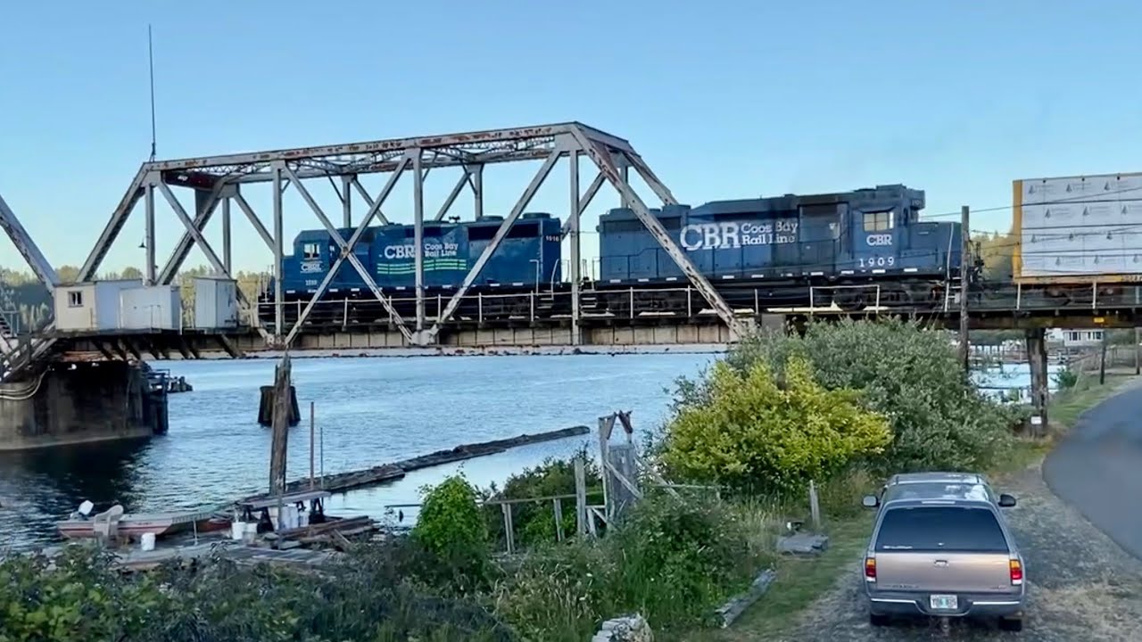 Coos Bay Rail Coastal Line Hauser to Mapleton