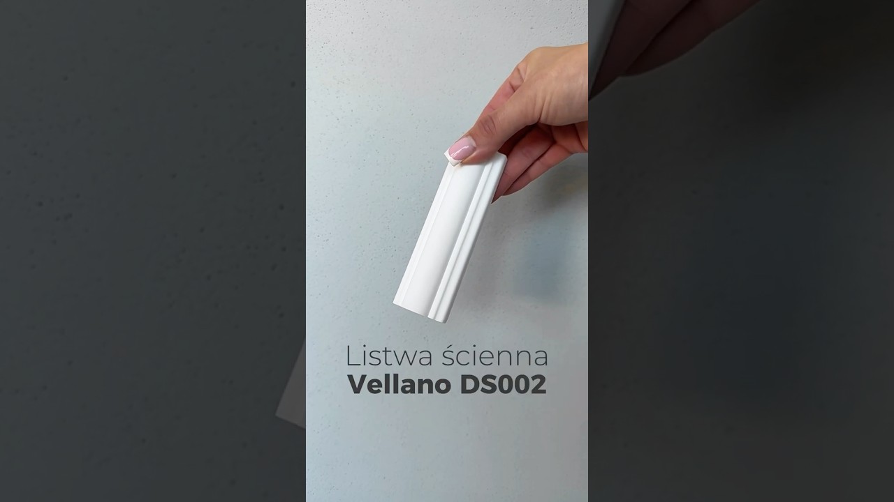 Listwa ścienna Vellano DS002 Decor System &ndash; nowoczesne wykończenie wnętrz #sztukateria #vellano