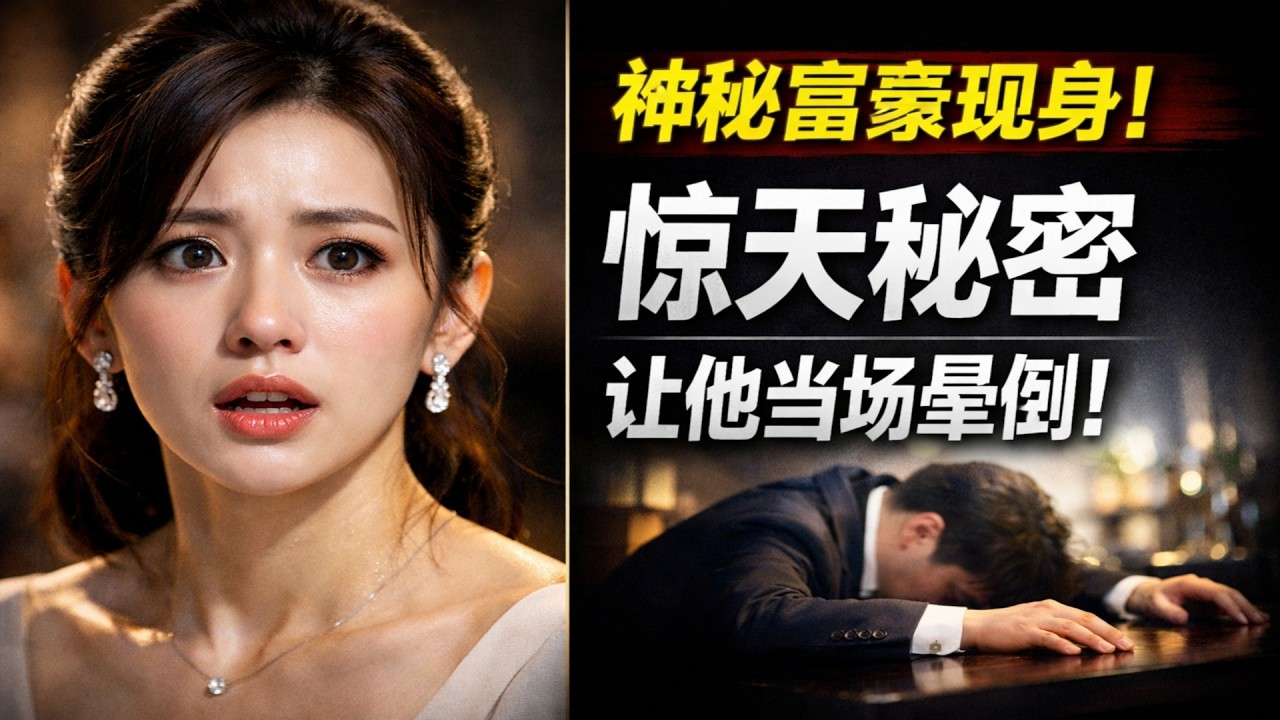 亿万总裁请保洁员假扮未婚妻，顶级饭局上，一个秘密让他当场昏厥