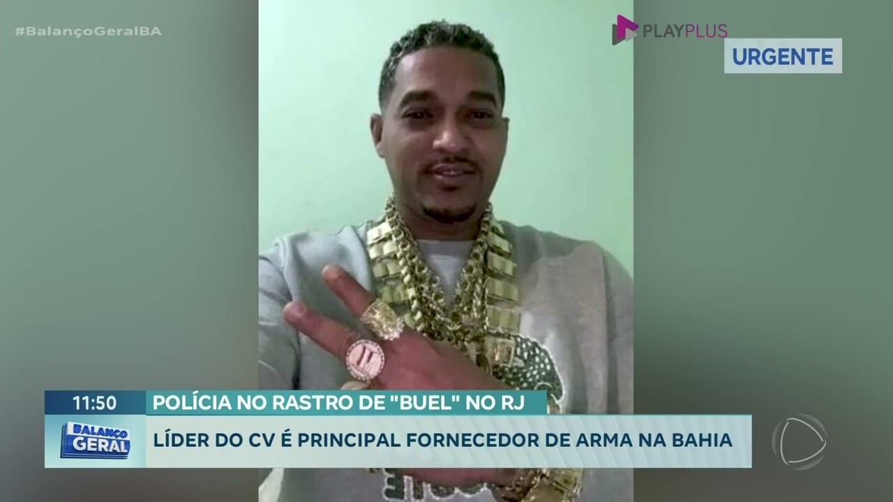 Principal líder do CV na Bahia é caçado por polícia de dois estados