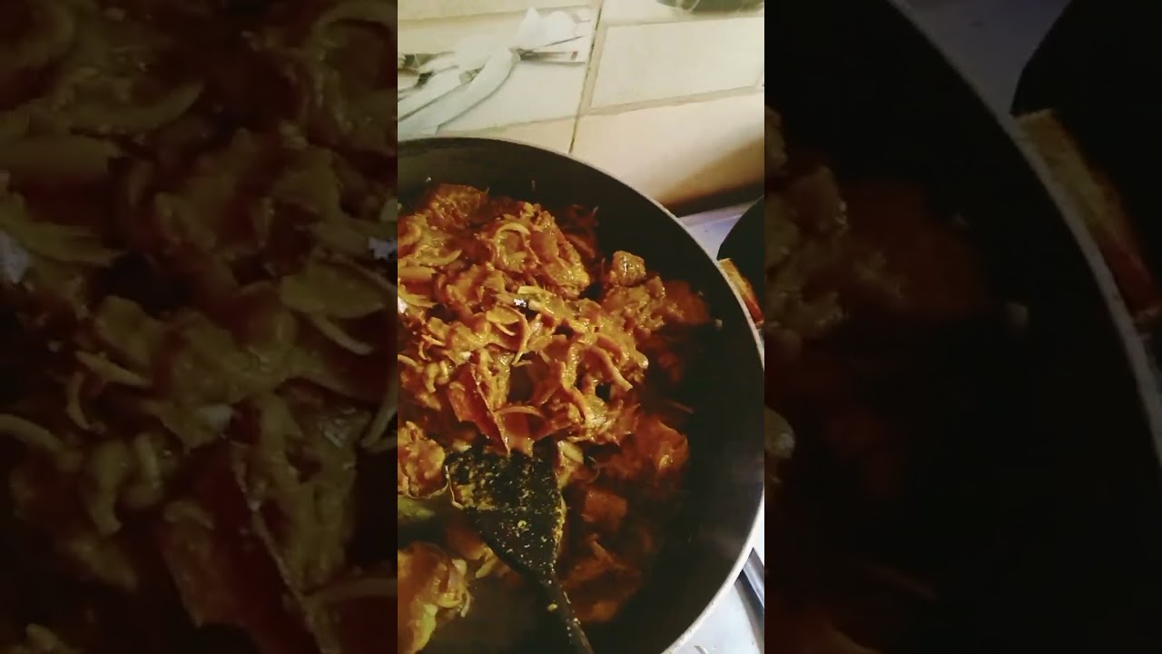 বাচ্চাদের জন্য একটু মাংস রান্না করলাম 