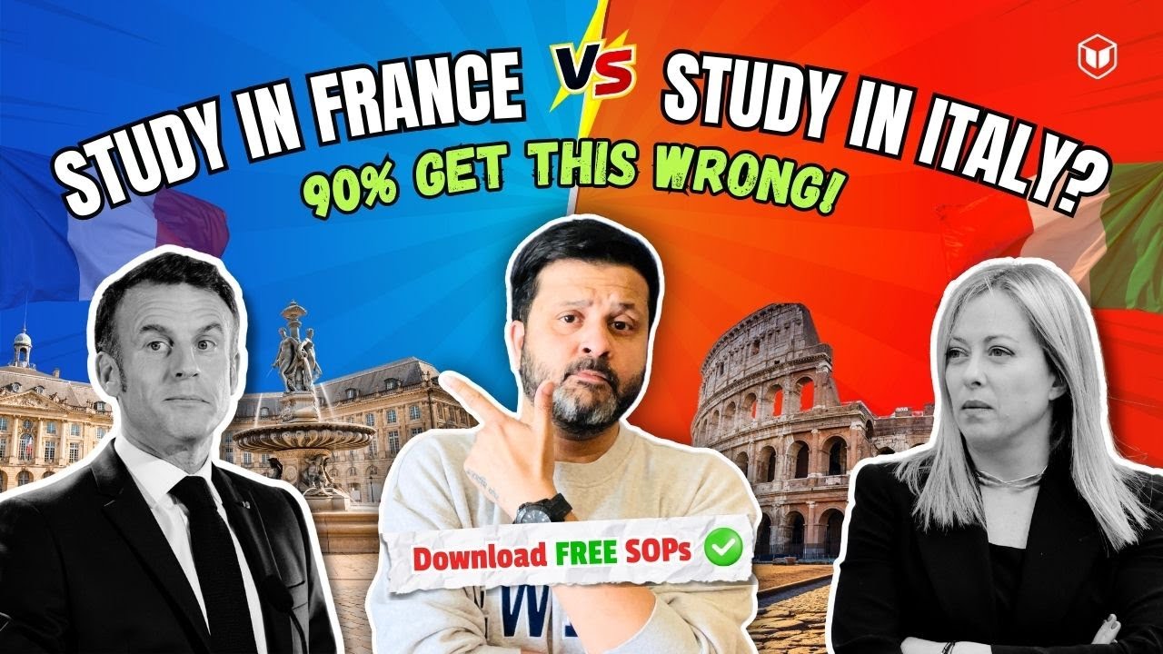 France vs Italy - Where to study abroad? | Study in Italy vs Study in France | Study in Europe