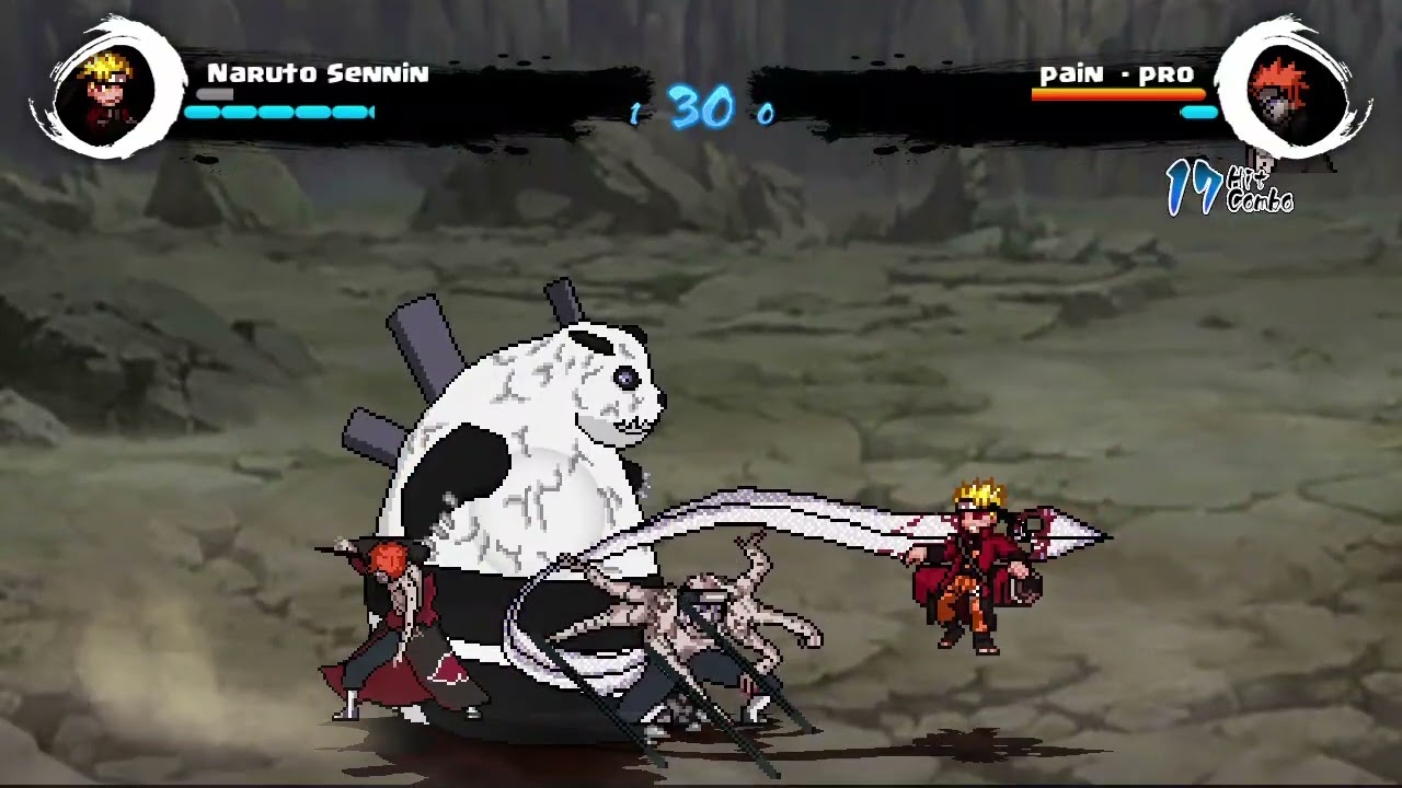 Naruto x Boruto Ninja Tribes Mugen V2 Naruto vs Pain Mugen Battle