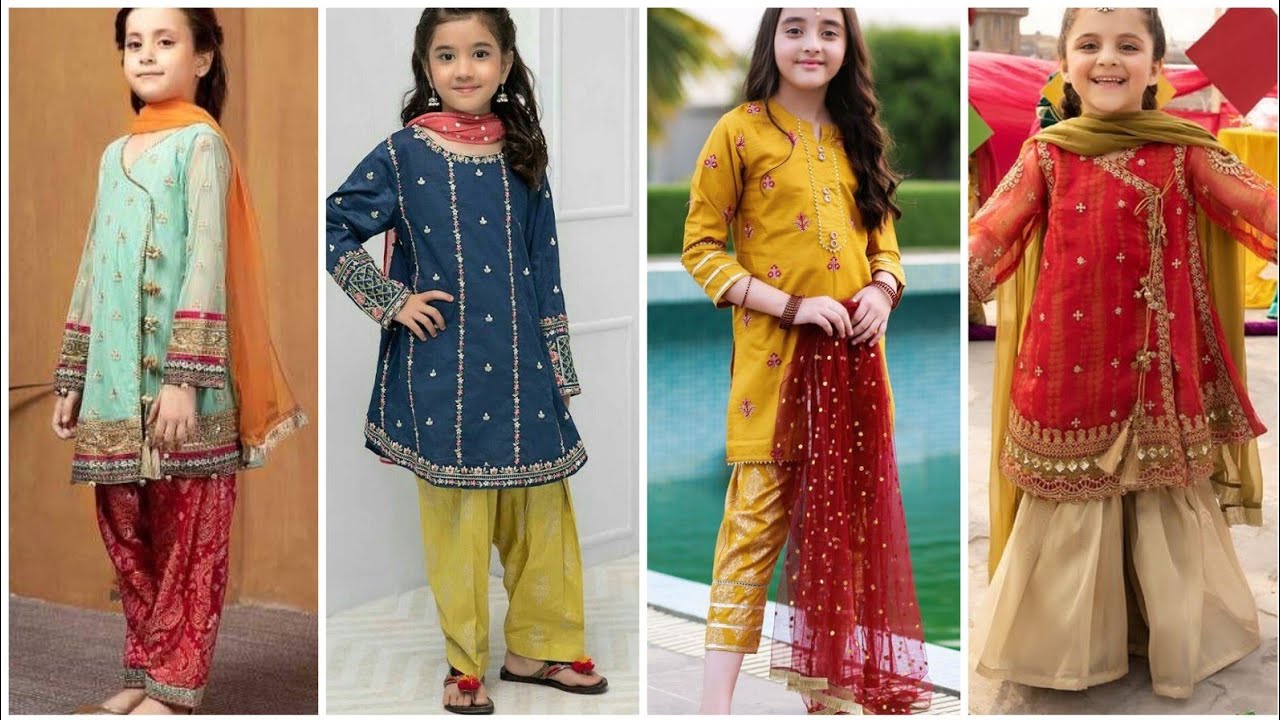 EID LITTLE GIRLS DRESSES - TRENDY NEWLY DESIGN COLLECTION - BEST BRANDED IMAGE'S BOUTIQUESTYLE IDEAs