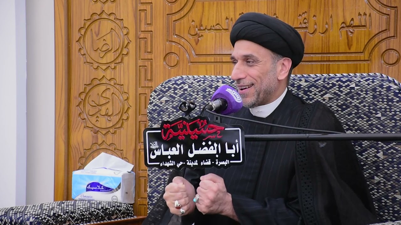 السيد هادي جاسم الطويرجاوي - افتتاح حسينية ابا الفضل العباس (ع) في محافظة البصرة - قضاء المدينة