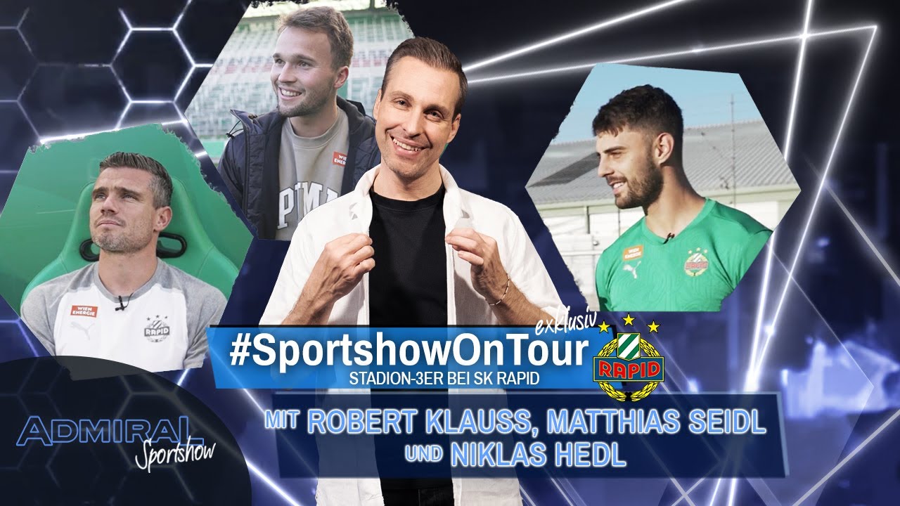 Des sind die Straßenkicker, OIDA! ⚽️😎 | Sportshow on Tour bei SK Rapid 🟢⚪️