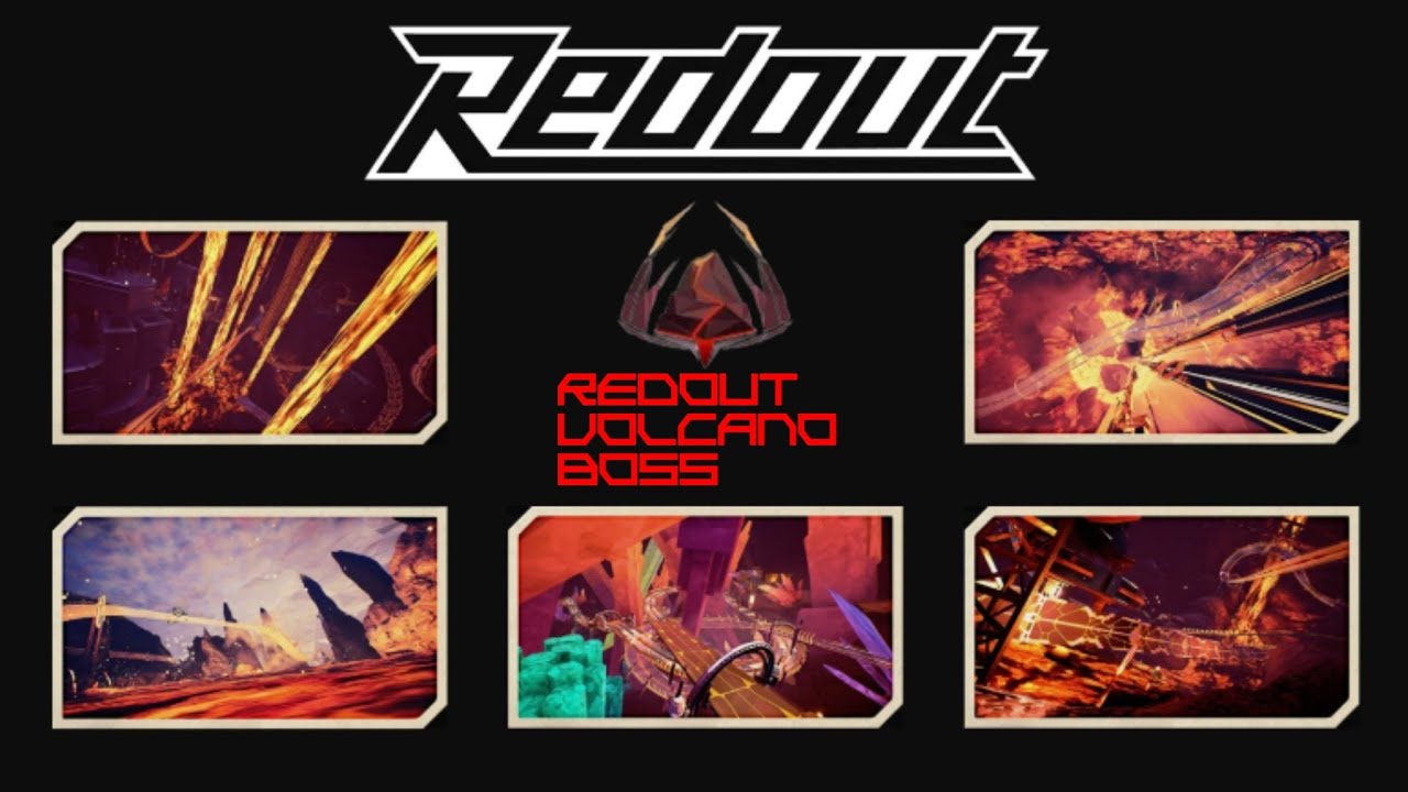 Redout- All Volcano Tracks + Boss (With Chapters)