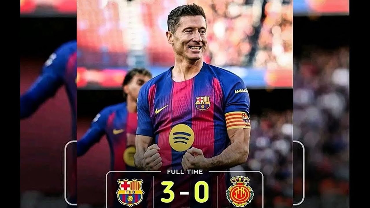 Barcelona 3-0 RCD Mallorca: Barça's huge victory solidifies their top spot⚽️🚨