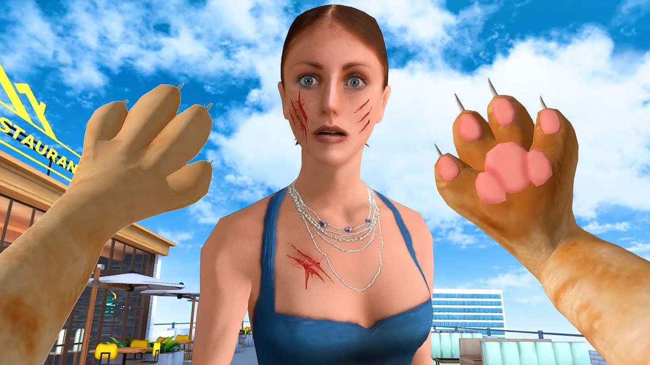 邪惡貓咪惡搞人類-Newton's Playground VR