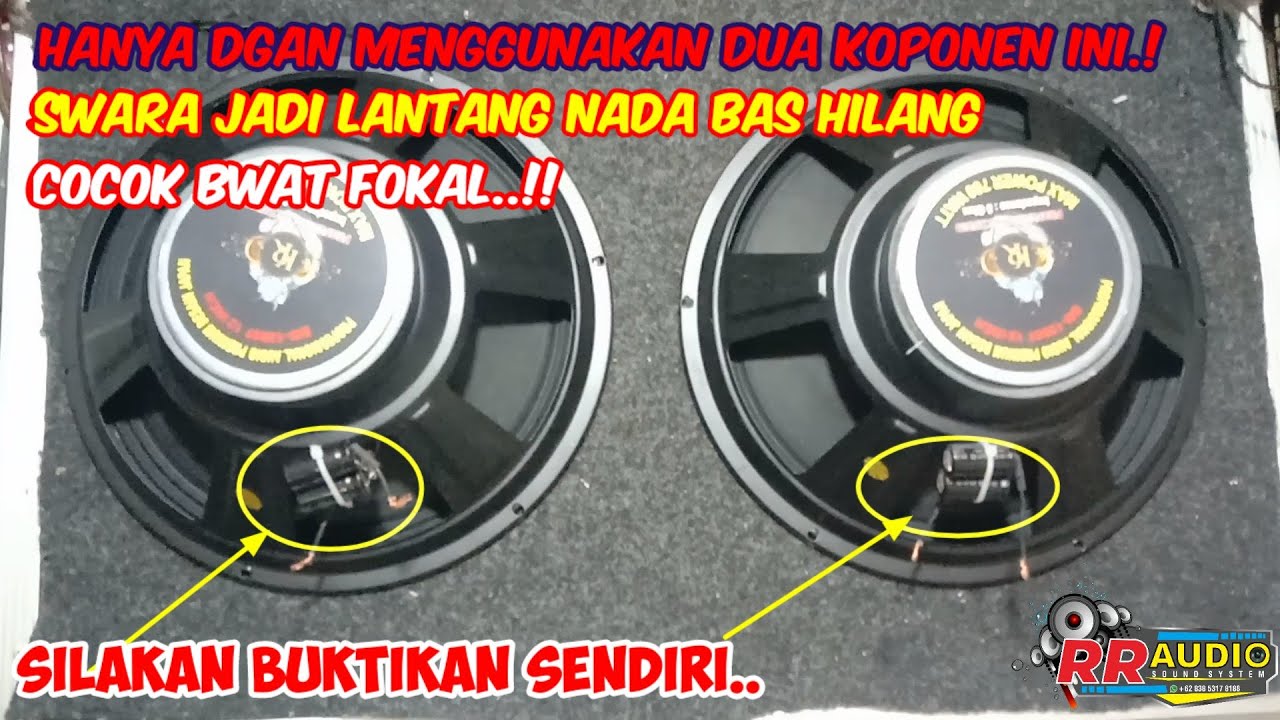 Hanya dengan dua componen ini swara spiker bisa jdi lantang & banter_ SGT cocok SE x untuk midel..!!