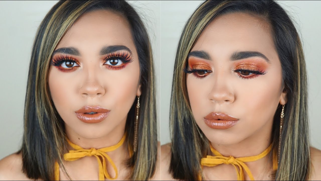 SPRING Peachy Coppery Makeup Look | TulipHeels