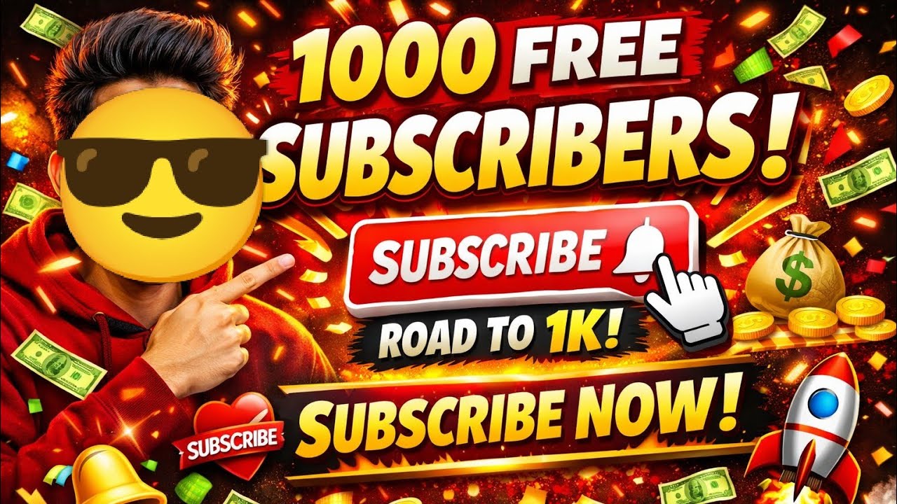 1000 SUBSCRIBER COMPLETE KARO FREE PROMOTION SABKA KAR DUNGA 🫵🏻👍🏻💯