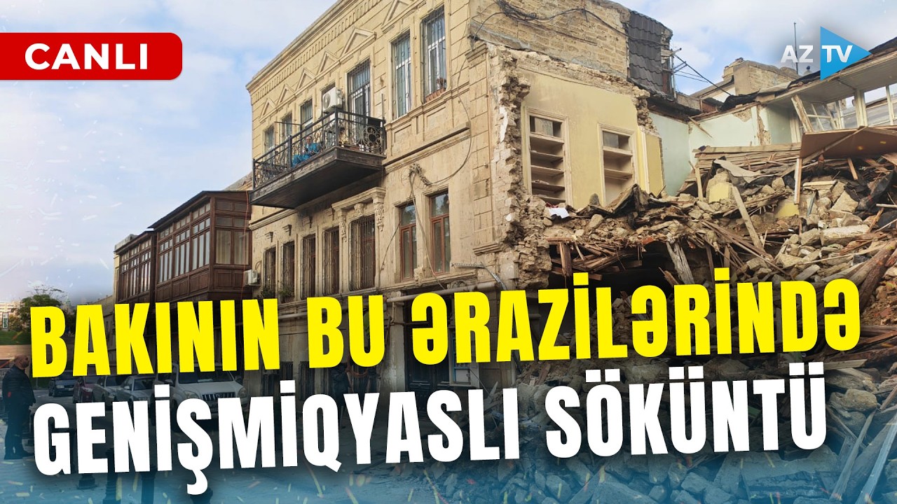 DİQQƏT! Bakının bu ərazilərində 1000-lərlə mənzil söküləcək: PROSES BAŞLADI