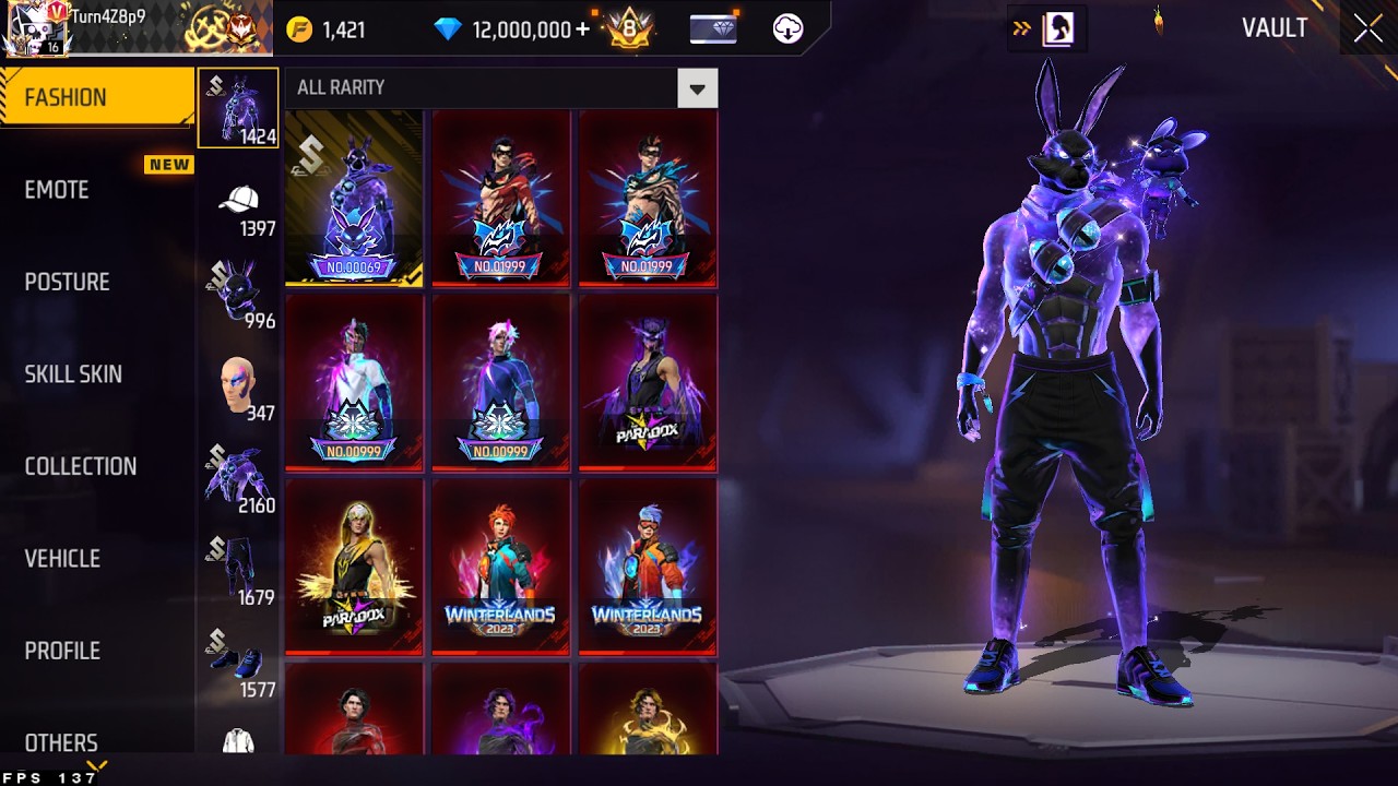 NOOB 👉 TO 👉 PRO🤑 SPEND 12,000,000💎 IN NEW ACCOUNT FREE FIRE⚡️