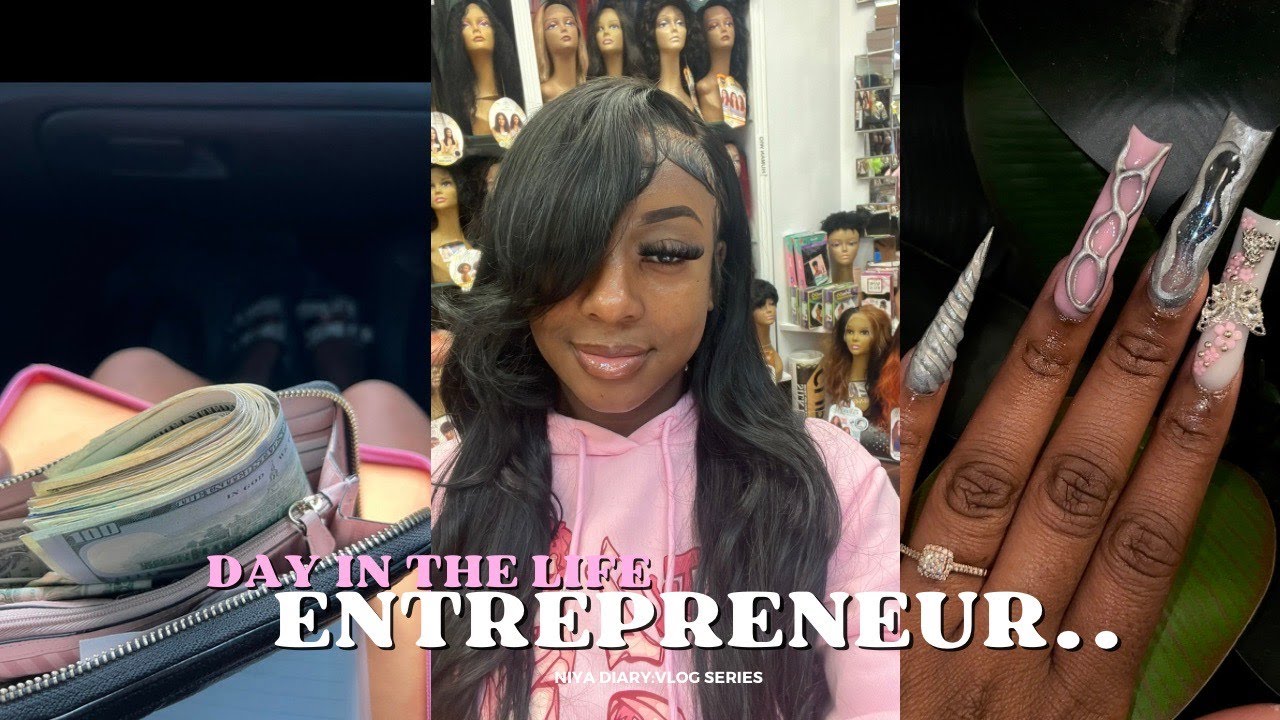 DAY IN THE LIFE NAIL TECH...ENTREPRENEUR? #nailtechlife