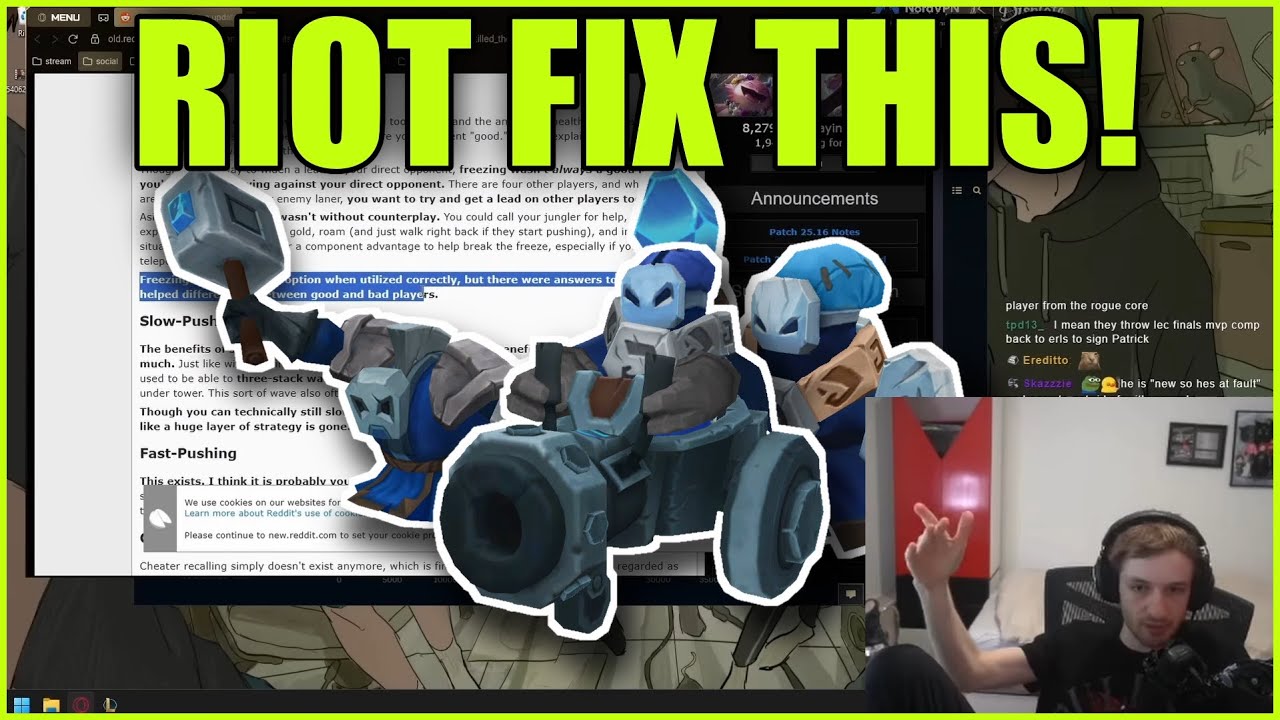 Nemesis on 2025 Minion Update Killed Fun in Toplane,  Pentaless Smurfing Drama