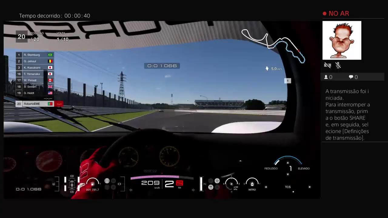 Transmiss&atilde;o ao vivo da PS4 de RobertoEME