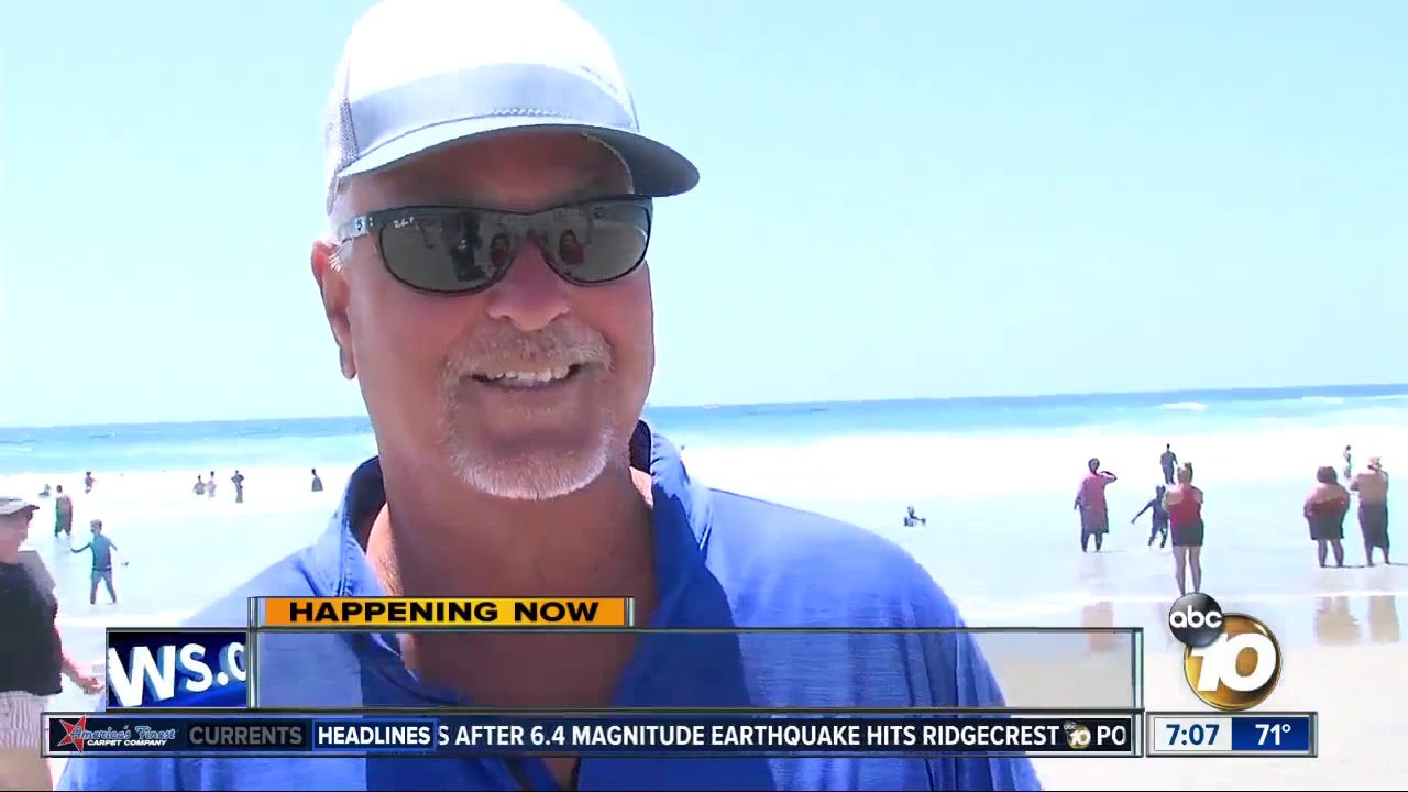 Thousands head to the beaches despite beach Hazard Warnings