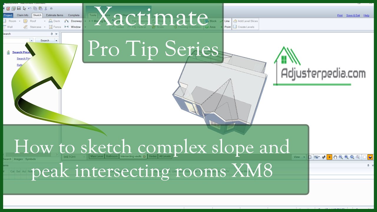 Peak and Slope complex Room Sketch