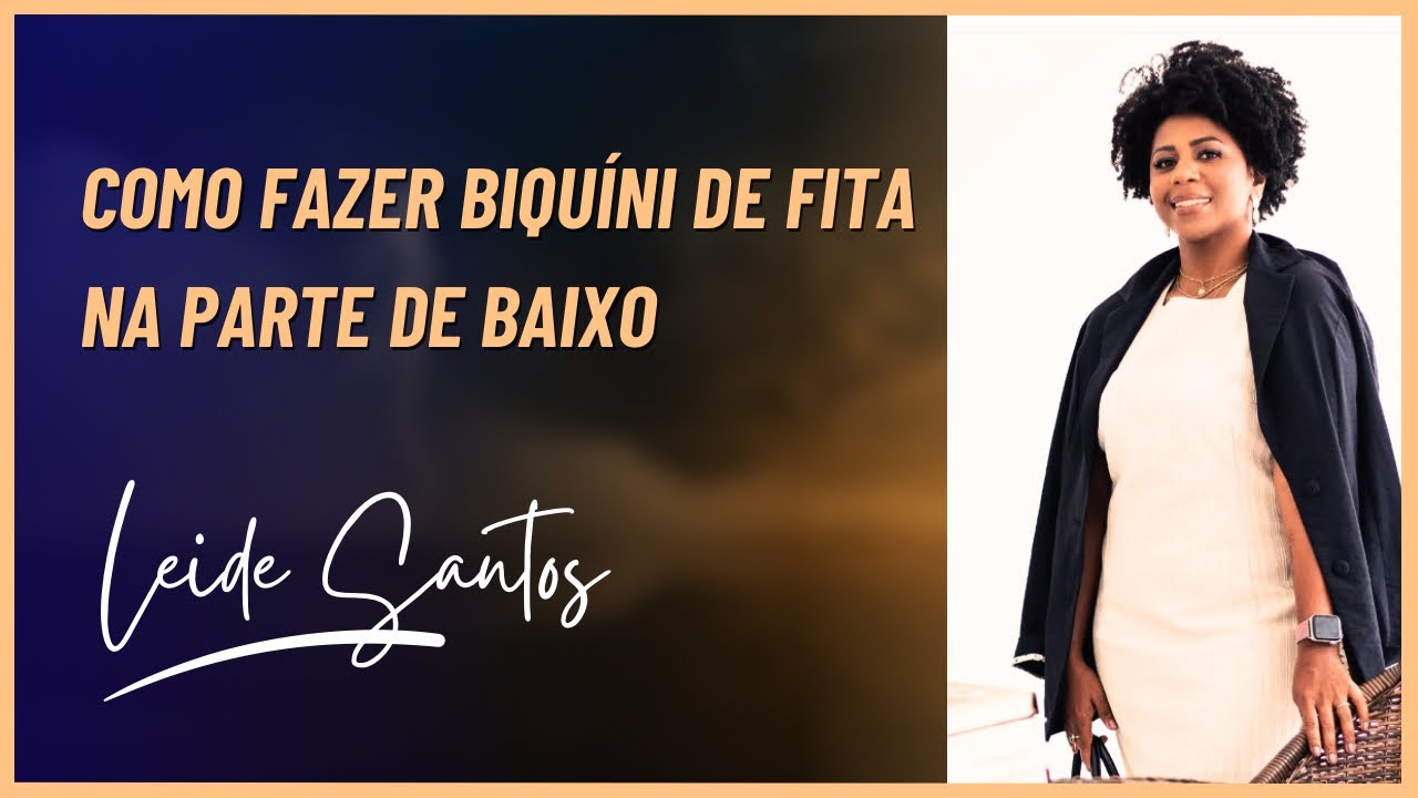 Como fazer biquíni de fita parte de baixo.