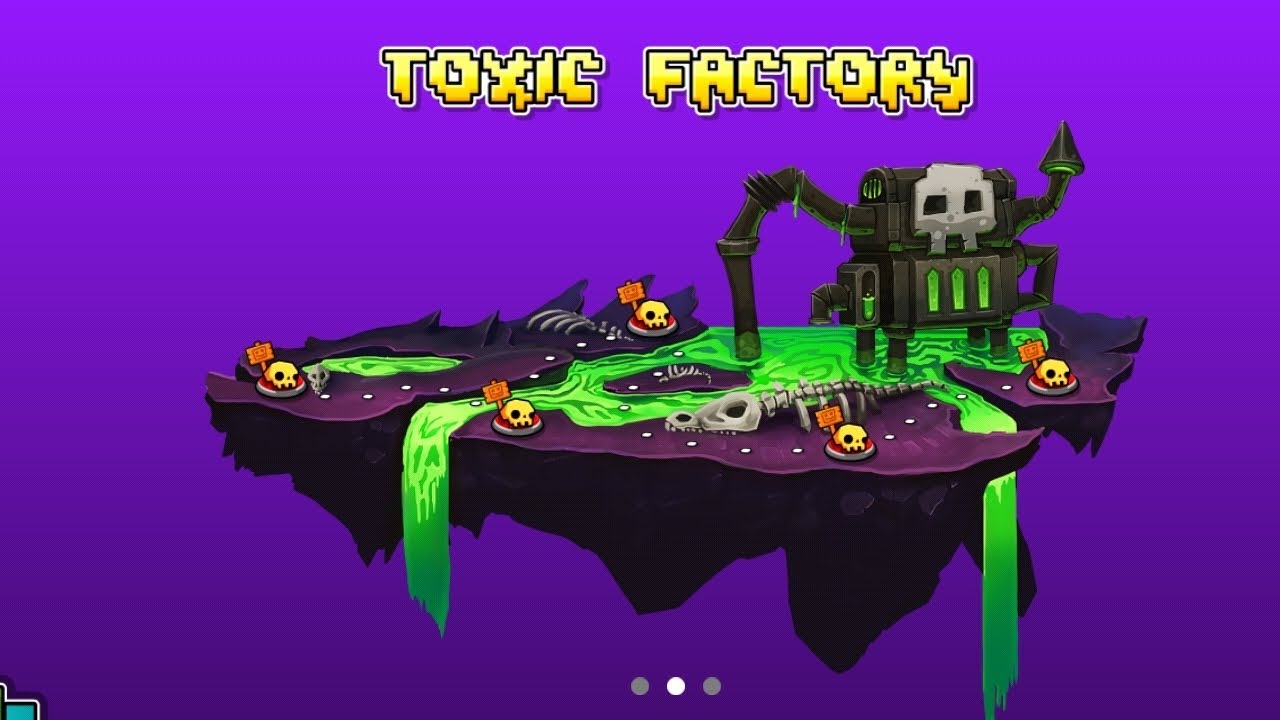 Geometry Dash World | Toxic Factory | Todos los niveles 