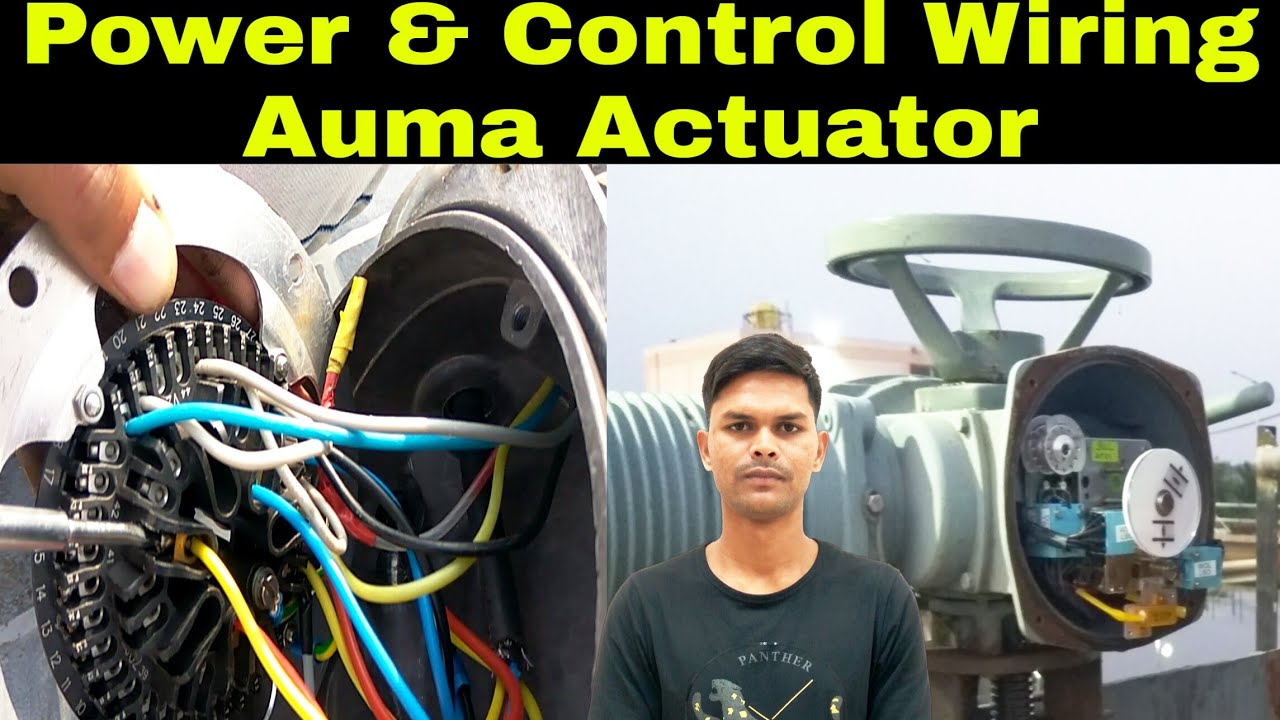 Power Wiring & Control Wiring Of Auma Actuator