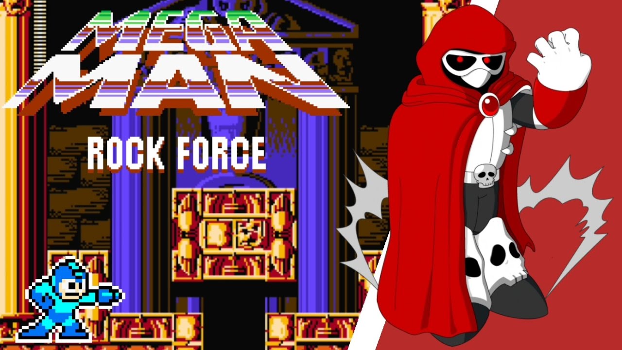 Gameplay : Mega Man Rock Force - Crypt Man