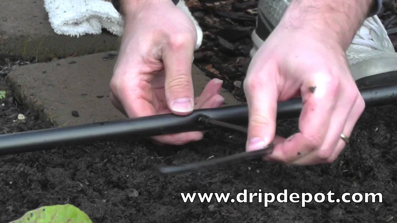 How to Install Spray Jets Off the Ground Using a Rigid Riser Holding Stake
