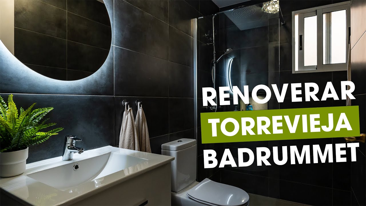 Renoverar badrummet i lägenheten i Torrevieja, Spanien