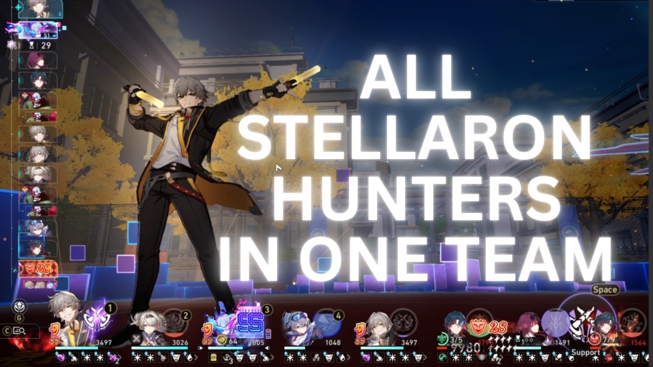 ALL STELLARON HUNTERS IN ONE TEAM! HSR 4.3 MOC 12