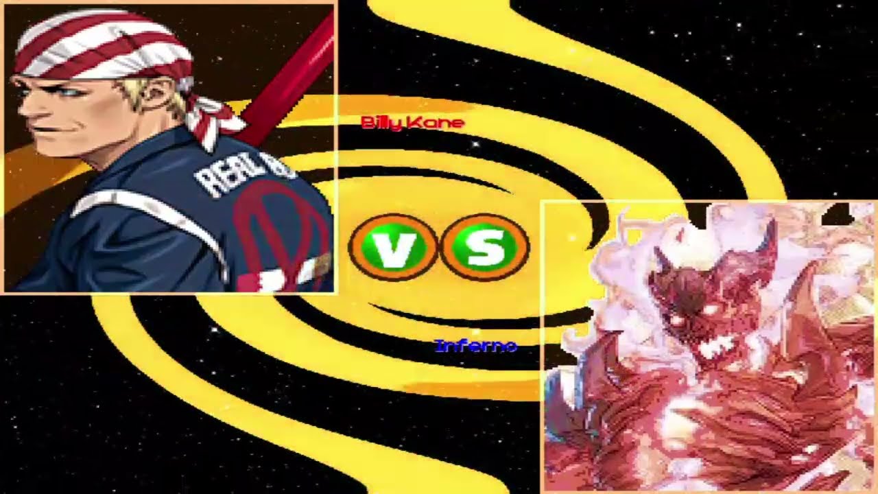 MG026 MUGEN - Billy Kane #25 vs. Inferno (Nexus Gaming)