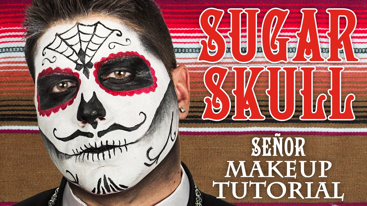 Male Sugar Skull Makeup Tutorial | 