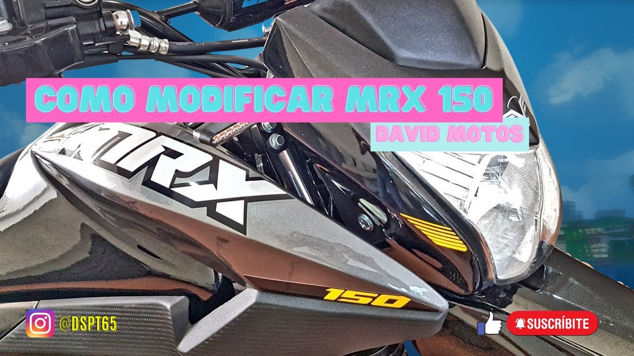 COMO PUEDES MODIFICAR TU MRX 150 (MASSS POTENCIA Y VELOCIDAD)