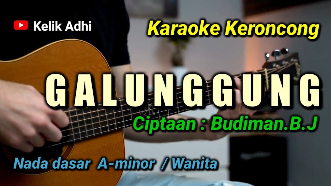 GALUNGGUNG || TOTO SALMON KARAOKE KERONCONG NADA WANITA.