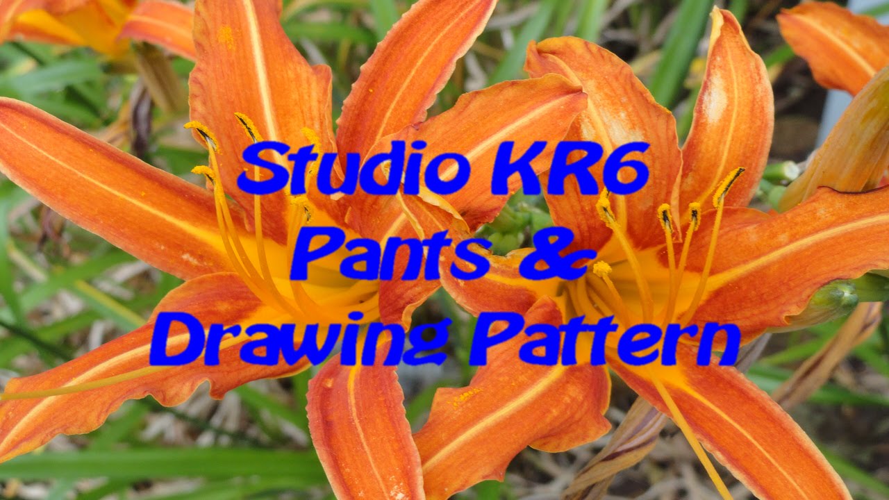 KR6 Pants and Drawing Pattern
