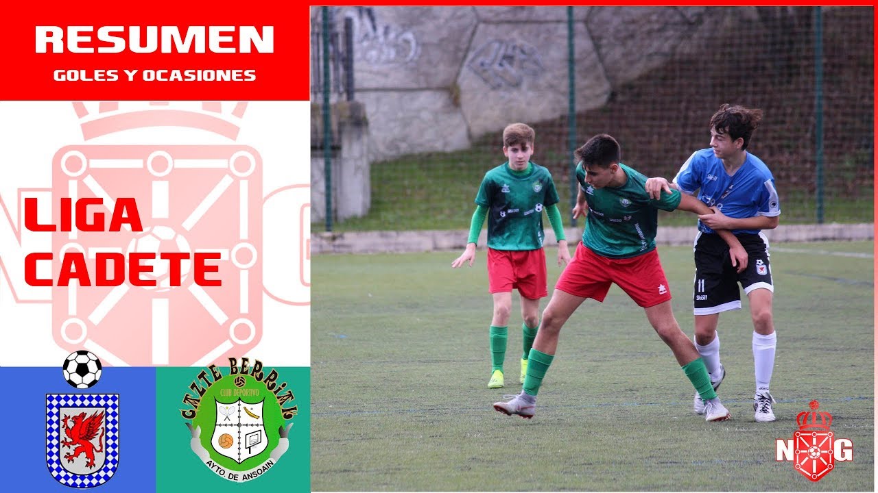 [LIGA CADETE] C.D. ITAROA HUARTE - C.F. GAZTE BERRIAK