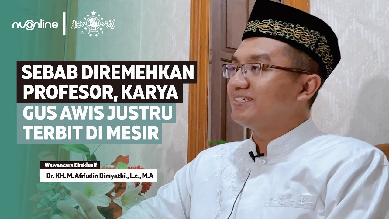 KH Afifudin Dimyathi Menulis Karya-karyanya dalam Bahasa Arab, Sangat Inspiratif!