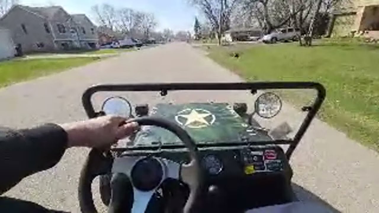 Уличный круиз на мини-джипе 125 куб. см!